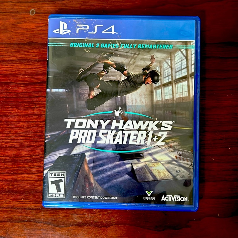 Tony Hawk's pro Skater 1 and 2